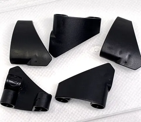 LEGO Parts - Black Technic, Panel # 9 3 x 3 Tapered Left - No 2395 - QTY 5