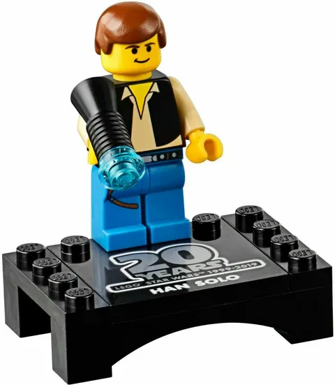 HAN SOLO 20th Anniversary MINIFIG LEGO Star Wars Figure Minifigure 75262
