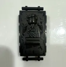 LEGO Star Wars Han Solo Carbonite Block Minifigure Storage Case Black Custom