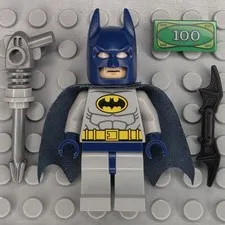 Lego DC Super Heroes Minifigure SH0025A Batman Type 2 Cowl