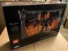 Genuine LEGO Icons The Lord of the Rings: Balrog Book Nook (10367) Brand New