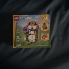 LEGO® Creator: Cute Hamster w/a Flower 31376 Brand New Sealed Carefully Shipped