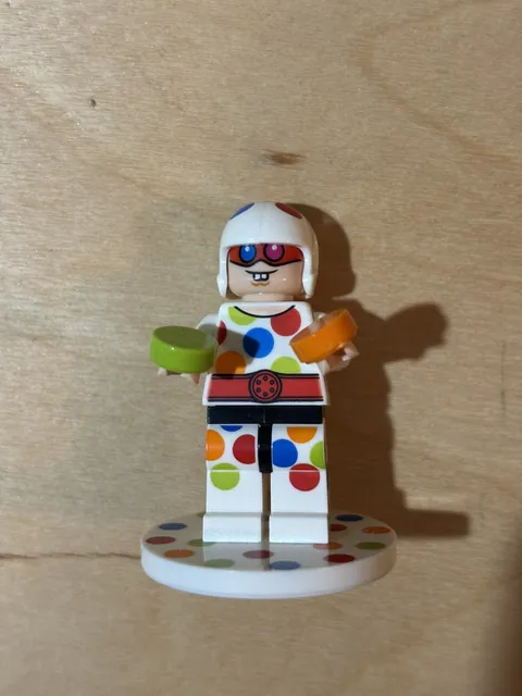 LEGO Polka-Dot Man Minifigure DC Super Heroes Batman Movie 70917 sh0397 New