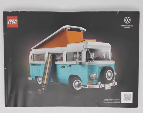 LEGO 10279 Volkswagen T2 Camper Van (VW Bus) Instructions Only. No Bricks! New