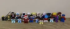 Lego Duplo lot Figures Mix Lot 22 Vintage Modern Superman Spiderman Ghost Spider