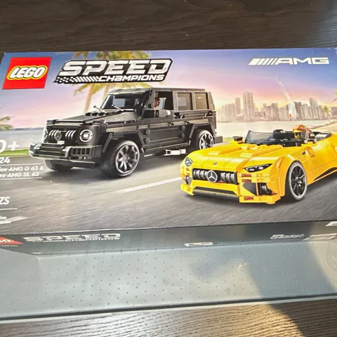 LEGO Speed Champions 76924 Mercedes-AMG G 63 & SL 63 808pc Set 2024 Box