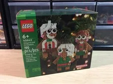 New Sealed Retired Lego 40642 Gingerbread Ornaments 190pcs Cookies Christmas