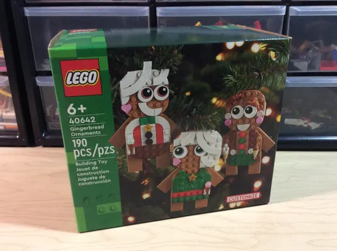 New Sealed Retired Lego 40642 Gingerbread Ornaments 190pcs Cookies Christmas