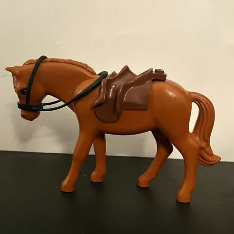LEGO Belville Brown Horse movable head Figure w/Saddle & Reigns 6171 6172