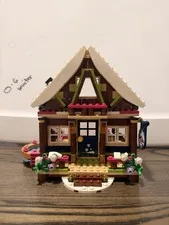 LEGO Friends 41424 Snow Resort Ski Lodge 331pc Olivia Mia Complete Set No Box