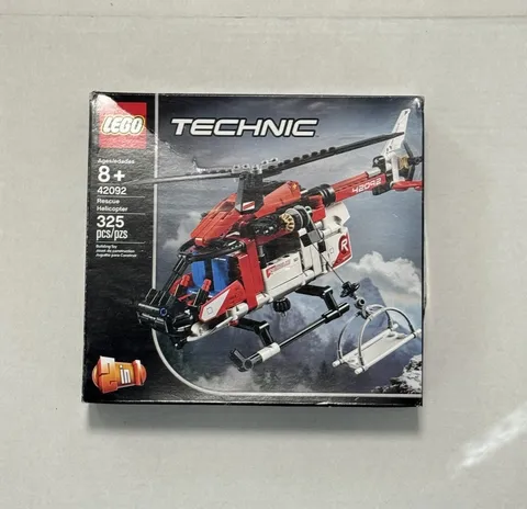 LEGO Technic Rescue Helicopter 42092 New Sealed Box Wear