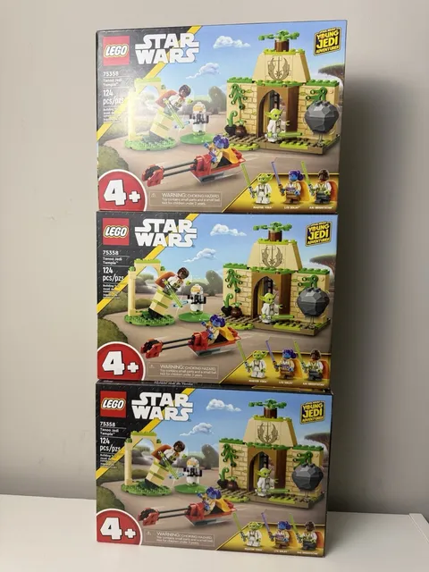 LEGO Star Wars 75358 Tenoo Jedi Temple LOT of 3 Sealed SHIPS SAME DAY Read Desc