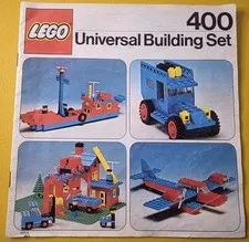 Vintage 1977 LEGO Universal Building Set (#400) Instruction Booklet Manual