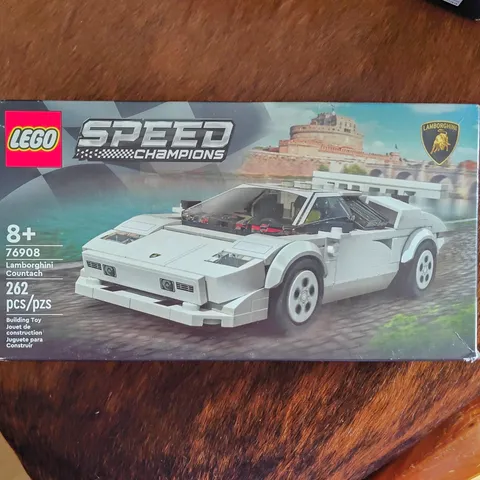 LEGO Speed Champions Lamborghini Countach Set 76908 262pcs Ages 8+
