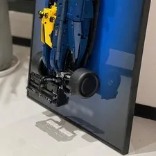 Display Wallboard for LEGO Technic Racing RB20 42206 Model Car Building Sets