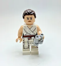 LEGO Star Wars Rey Minifigure SW1054 White Jedi Robe 75250 75284 Genuine