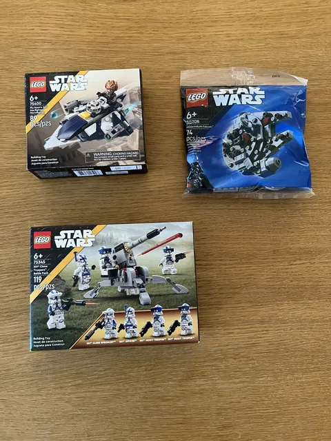 LEGO Star Wars Lot of 3: 75400, 75345, 30708 NEW SEALED