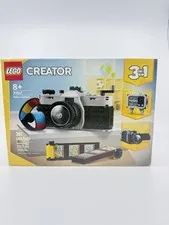 Lego Building Set Creator 3 In 1 31147 Multicolor Retro Camera 261 Pieces
