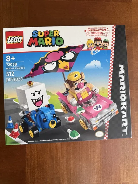 Nintendo Wario Walugi And King Boo LEGO Minifig Super Mario Bros Land World Kart