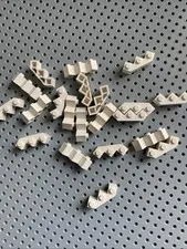 Lego White Brick, Modified Facet 3 x 3 part 2462 lot of 24 pieces