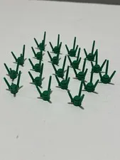 New Lot of 20 Genuine LEGO Green 3741 Plant Stalk Flower Stem Grass Foliage