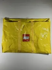 Giant LEGO Carrying Bag Yellow 20" X 30"x22 (Wrinkled/Creased- Ships Folded)