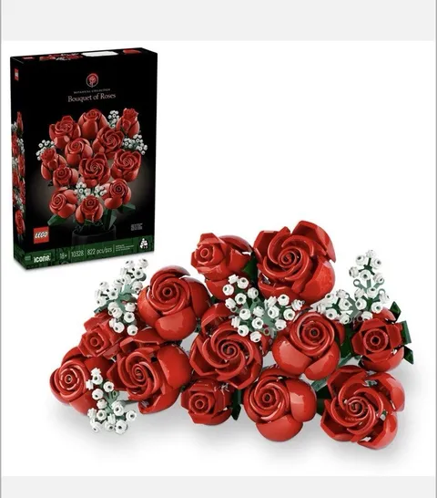 LEGO Icons Botanical Collection Bouquet of Roses 10328 822pcs 18+ Separator