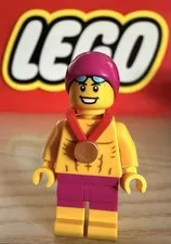 Lego 2024 Olympic Swimmer Minifigure With Accessory