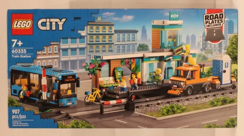 LEGO CITY: Train Station (60335) - New in Sealed Box - Some shelf wear