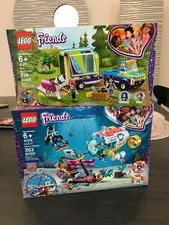 2 New Lego 41371 and 41378 Horse Trailer / Rescue - box with minor imperfections