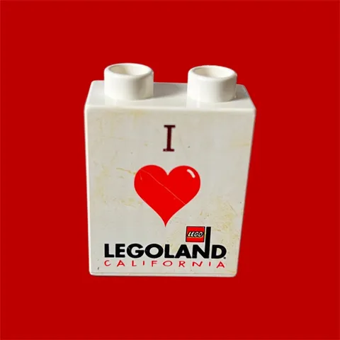 Lego Duplo Promo Brick Legoland California 2004 Vintage