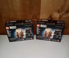 *LOT Of 2* LEGO BRICKHEADZ Star Wars 40547 Obi-Wan Kenobi & Darth Vader NEW