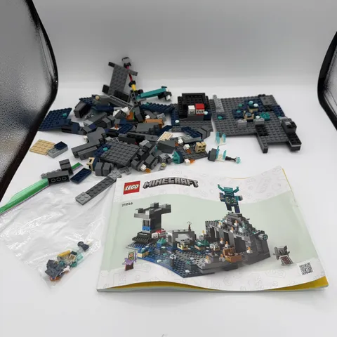 LEGO Minecraft:The Deep Dark Battle (21246) Replacement Pieces AsIs Not Complete