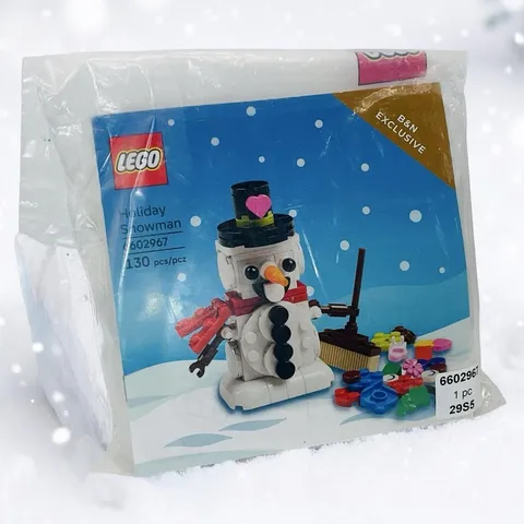 LEGO 6602967 Holiday Snowman Barnes & Noble Exclusive Building Set Christmas NEW