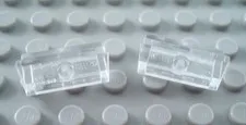 New LEGO Creator Classic Lot of 2 Translucent Clear 1x2x1 Wall Panels