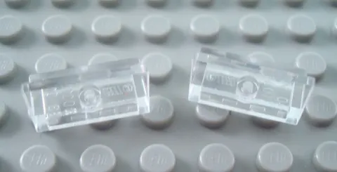 New LEGO Creator Classic Lot of 2 Translucent Clear 1x2x1 Wall Panels