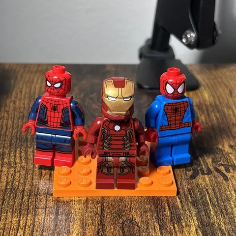 LEGO Spiderman and Ironman Minifigure Lot