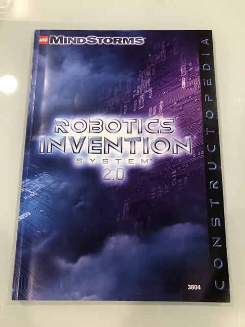 LEGO MINDSTORMS 3804 ROBOTICS INVENTION SYSTEM 2.0 CONSTRUCTOPEDIA