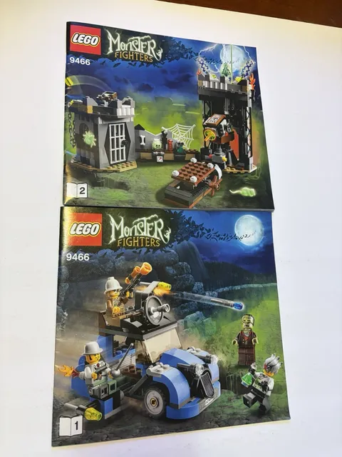 Lego Monster Fighters Instruction Manuel 9466 Book 1 & 2 (Instructions Only)