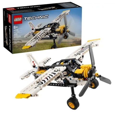 Best Seller - LEGO Technic Bush Plane 42198 Airplane Toy Set 333 Pieces Ages 8+