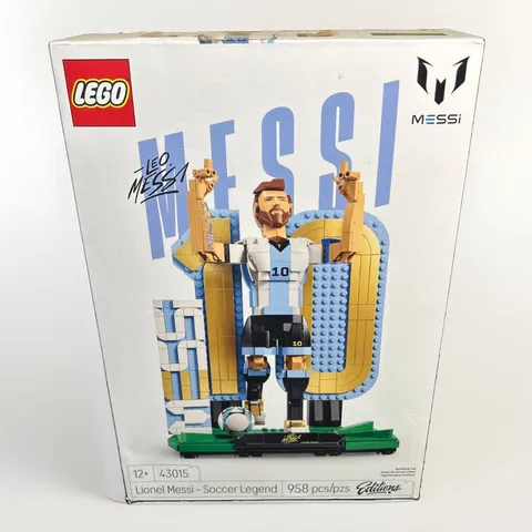 LEGO Editions – Lionel Messi: Soccer Legend, 43015, 958 Pieces -Open Box