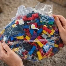 LEGO Bulk Lot 1.5 lb Mixed Bricks Plates Specialty Pieces Assorted Multi Color