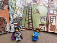 LEGO Harry Potter Hogwarts Classrooms 4721 & Diagon Alley 4723 no box or manuals