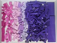 Lego Pink & Purple Color Bricks, Plates, & Specialty Parts~300 Pc Lot