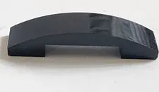 LEGO Parts Black Slope, Curved 4 x 1 x 2/3 Double No 93273