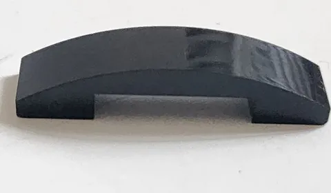 LEGO Parts Black Slope, Curved 4 x 1 x 2/3 Double No 93273