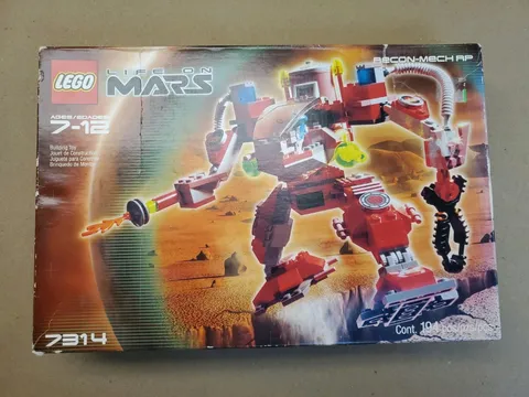 LEGO 7314 Life on Mars Recon-Mech RP 2001 Space Set New w Box Wear&Creases