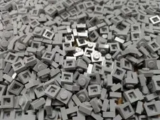 Lego x964 Light Bluish Gray Plates 1 x 1 Stud Pieces # 3024 Lot Parts Bulk