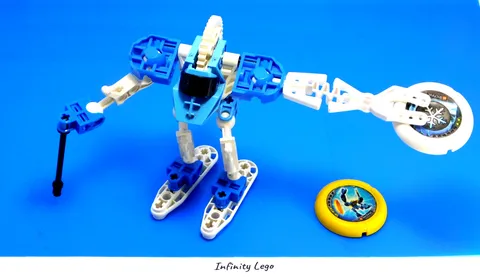 LEGO 1999 Slizer Throwbots Ski Technic w/ 2 Disks Complete set (8501) over 30pc