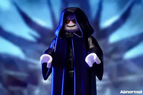 LEGO Star Wars Abnormal Custom Emperor Palpitine Lord Sidious Minifigure RARE